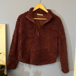Fluffy 1/4 zip